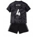 Cheap Arsenal Benjamin White #4 Away Football Kit Children 2022-23 Short Sleeve (+ pants)